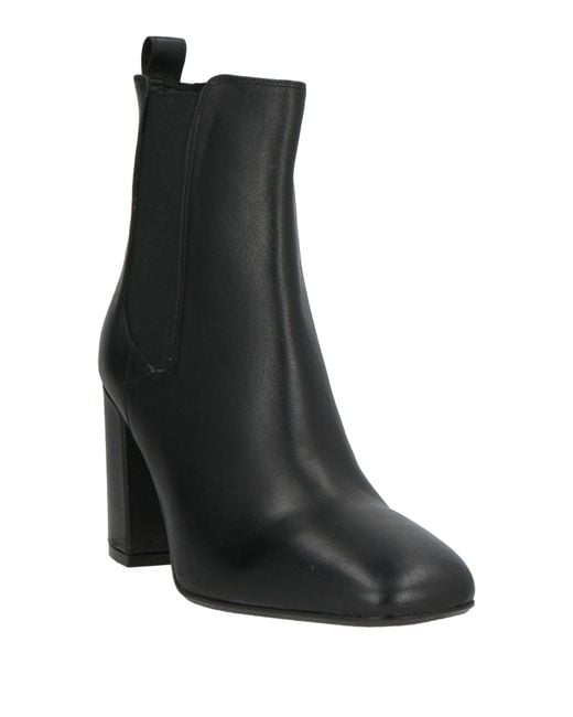 Carmens Black Ankle Boots Leather