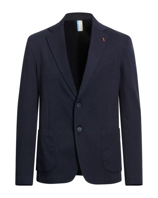 OVER/D Blue Blazers for men