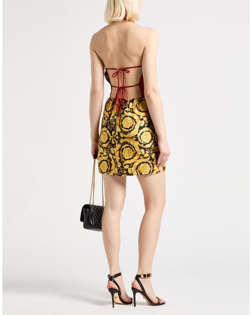 Versace Yellow Mini Skirt