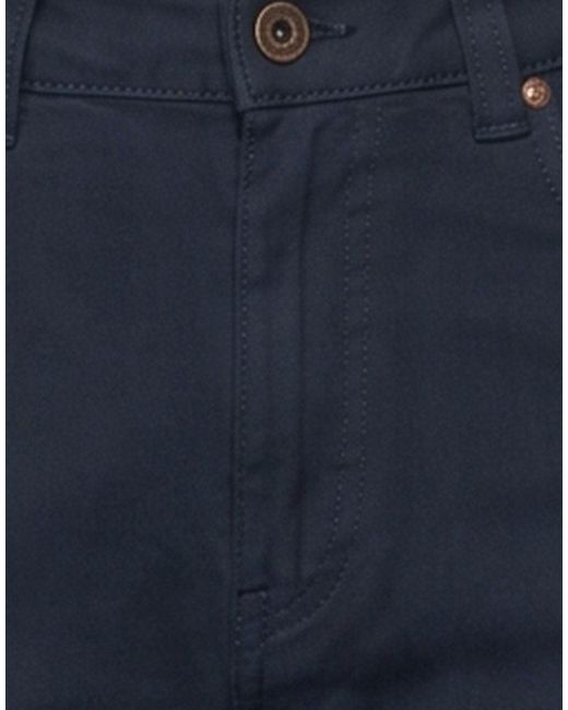 Boglioli Blue Pants Cotton, Elastane for men