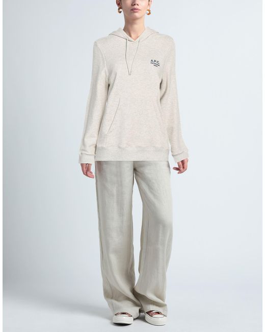 A.P.C. White Sweatshirt