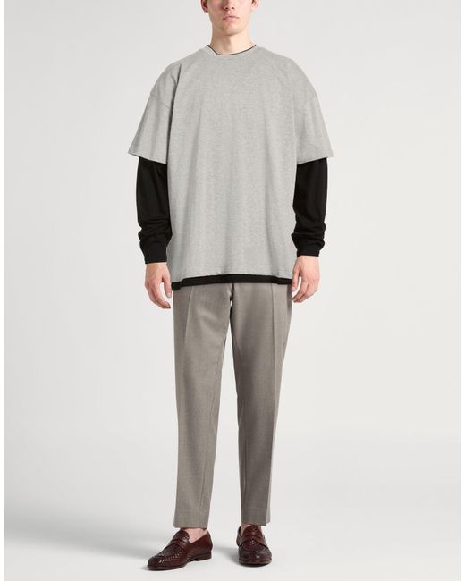 Jil Sander Gray T-Shirt Cotton for men