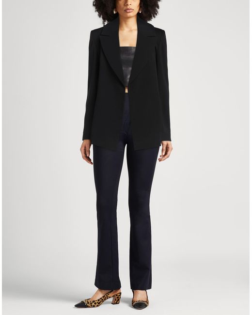 DIVEDIVINE Black Blazer Polyester, Elastane