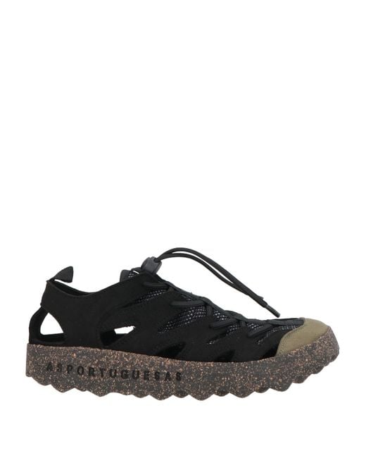 ASPORTUGUESAS Black Sneakers Textile Fibers
