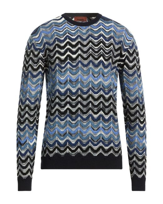 Missoni Blue Sweater Wool for men