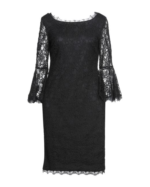 Joseph Ribkoff Lace Midi Dress in Black | Lyst