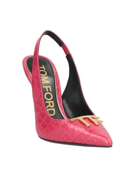 Tom Ford Pink Pumps Calfskin