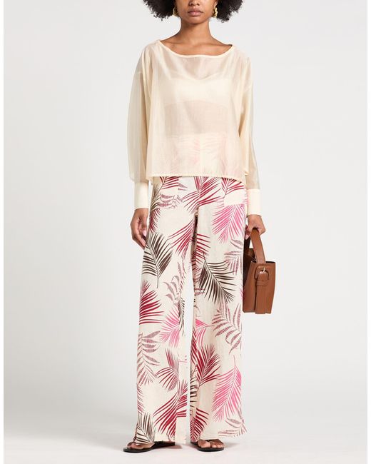 CROCHÈ Natural Cream Top Lyocell, Polyester