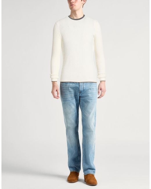 Pullover Drumohr de hombre de color White