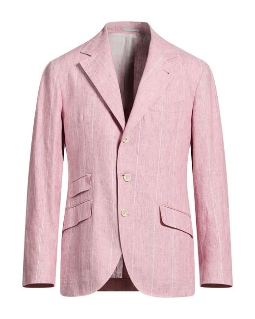 Brunello Cucinelli Pink Blazer for men