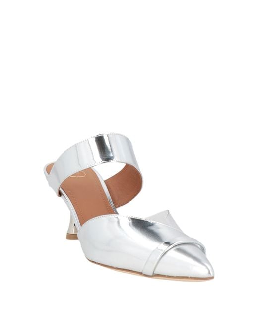 Malone Souliers White Mules & Clogs