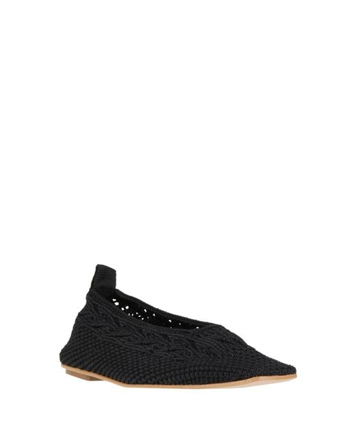 Alysi Black Ballet Flats