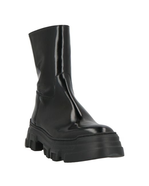 Pollini Black Ankle Boots