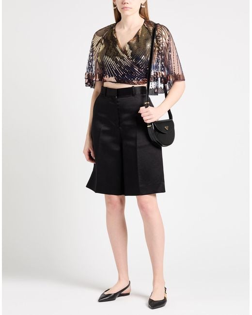 Rabanne Gray Top Polyamide, Acetate, Silk
