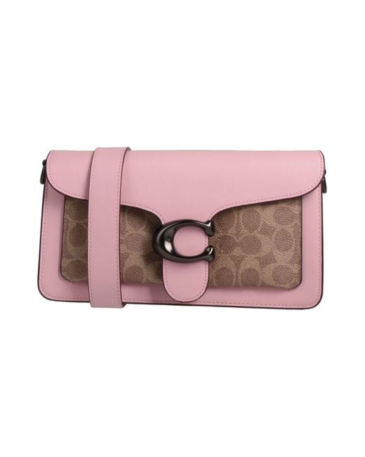 Coach pink discount and brown purse