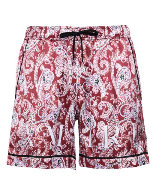 Amiri Red Shorts & Bermuda Shorts for men