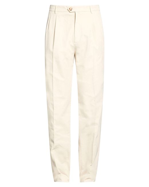 Brunello Cucinelli Natural Pants Cotton for men