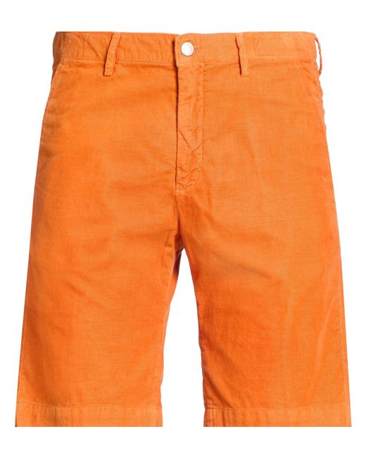Massimo Alba Orange Shorts & Bermuda Shorts Cotton for men
