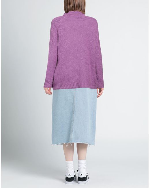 Caractere Purple Rollkragenpullover