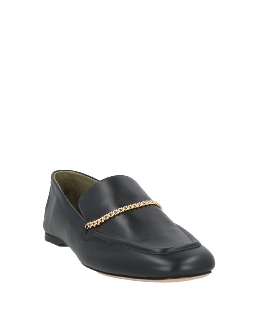 MARIA LUCA Gray Loafers Calfskin