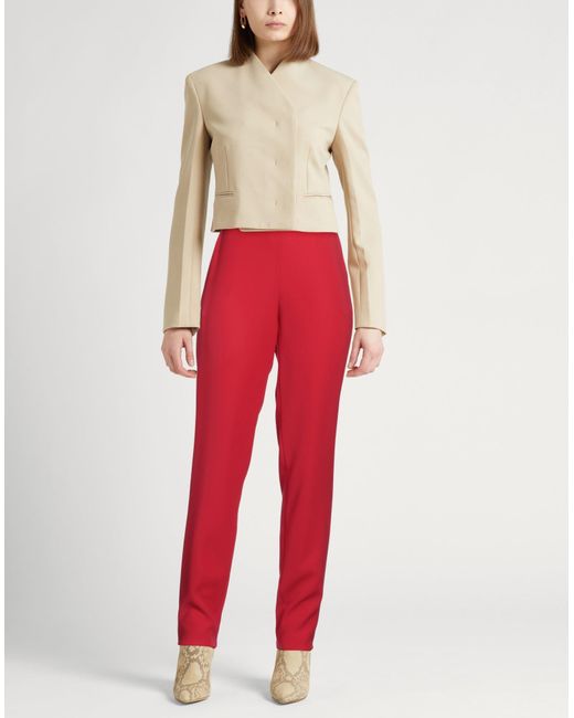 Emporio Armani Red Trouser