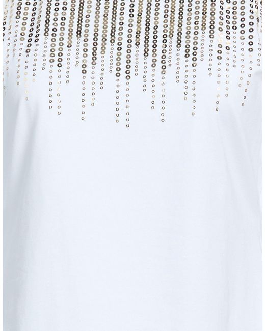 Please White T-Shirt Cotton, Elastane