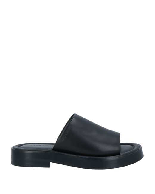 Ferragamo top black sandals