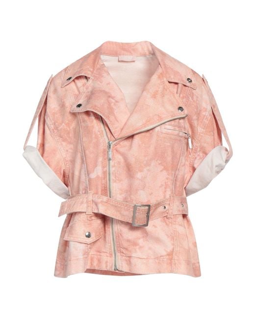 Liu Jo Pink Denim Outerwear