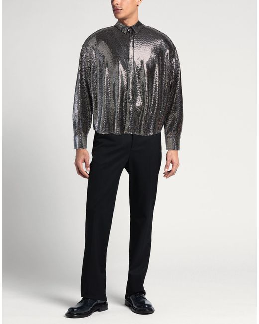 Camisa MARSĒM de hombre de color Gray