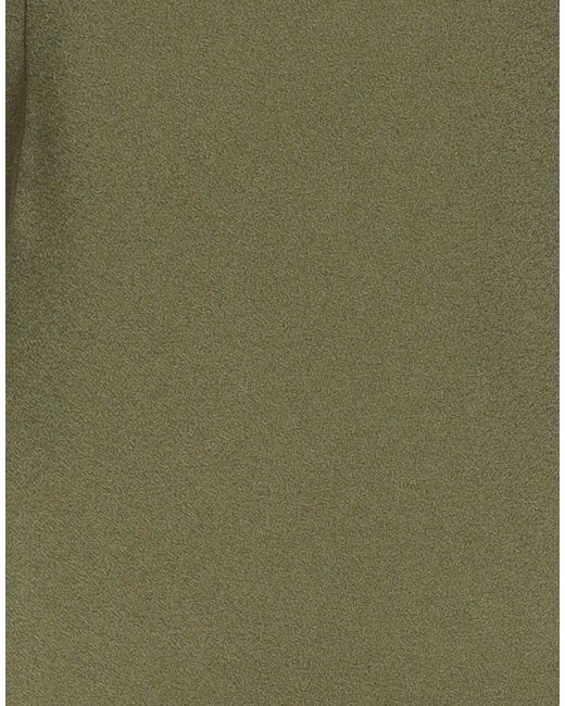 Fendi Green Military Maxi Dress Viscose