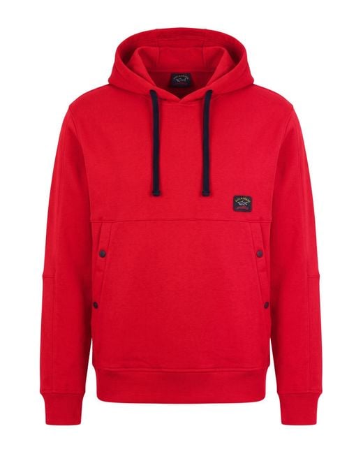 Paul & Shark Red Sweatshirt Cotton for men