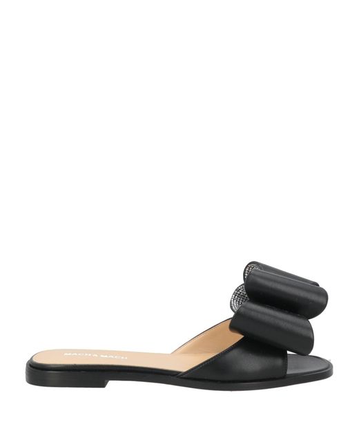 Mach & Mach Black Sandals Leather