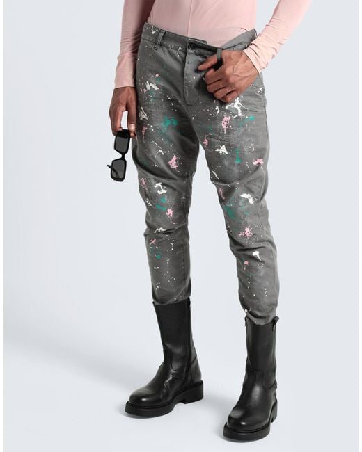 DSquared² Gray Trouser for men