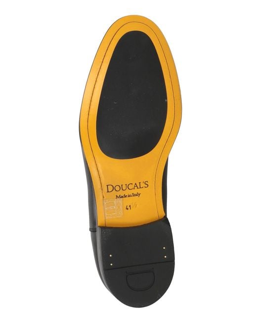 Doucal's Black Orvieto Ankle Boots Leather for men