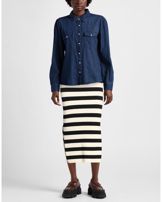 Maje Black Midi Skirts