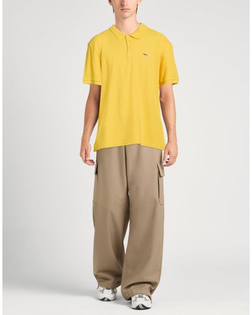 Harmont & Blaine Yellow Polo Shirt Cotton for men