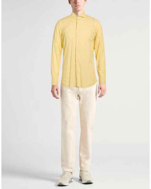 Fedeli Yellow Shirts for men