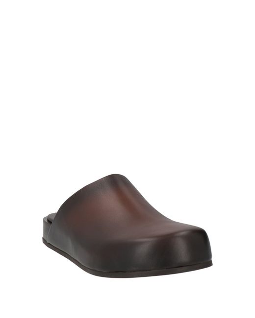 Ferragamo Brown Mules & Clogs for men