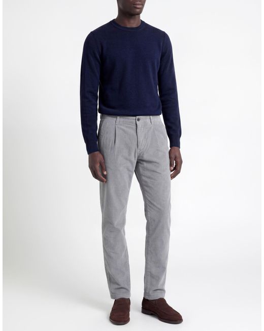 Mason's Gray Pants Cotton, Lyocell, Elastane for men