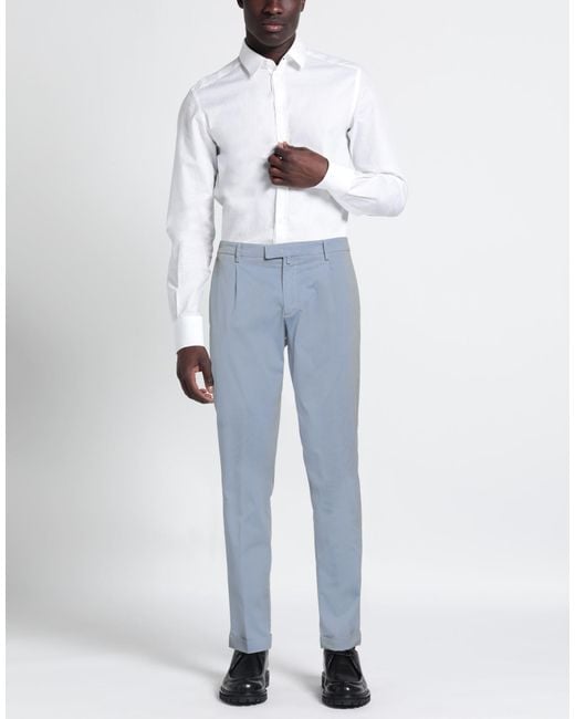 Briglia 1949 Blue Pants Cotton, Polyester, Elastane for men