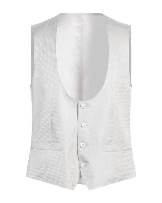 Corneliani White Waistcoat for men