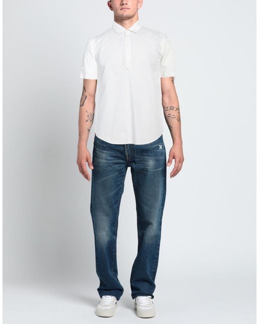 Daniele Alessandrini White Shirt for men