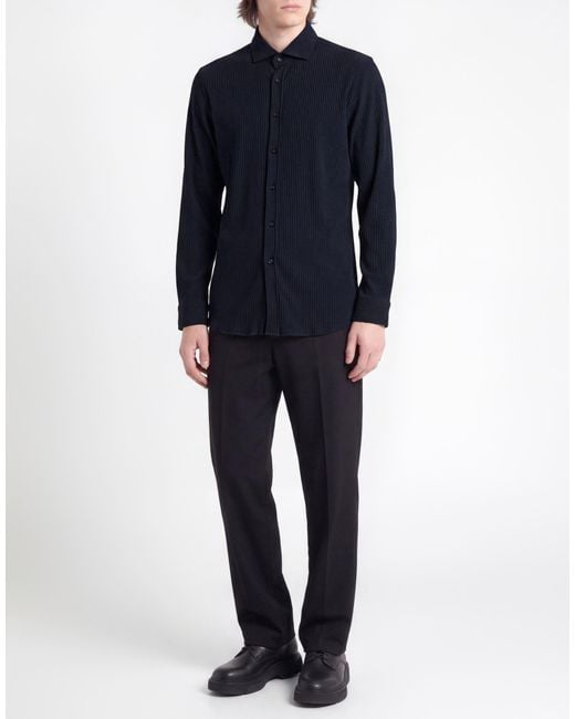 Xacus Blue Midnight Shirt Polyamide, Elastane for men