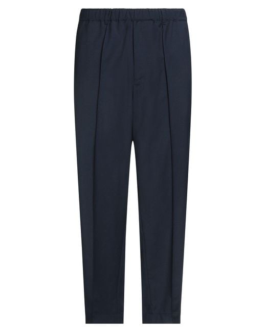 Messagerie Blue Patrizio Piscaglia Pants Wool, Polyester, Lycra for men