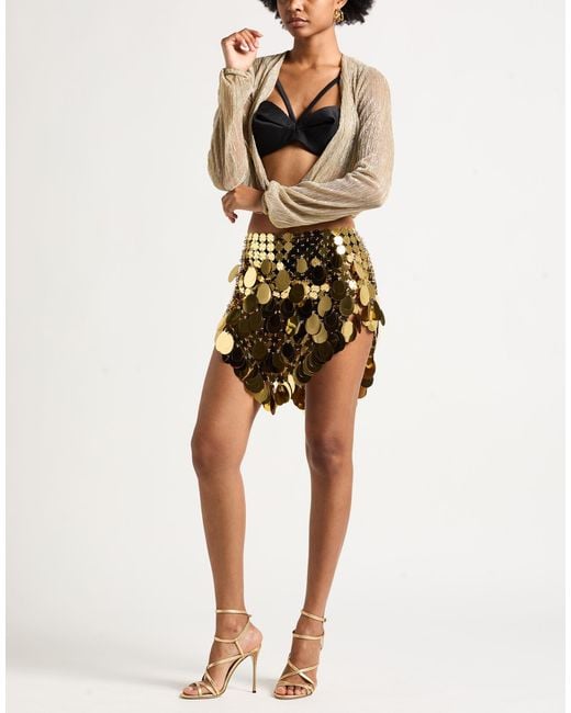 Rabanne Metallic Mini Skirt