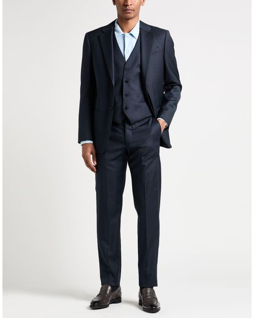 Emporio Armani Blue Suits for men