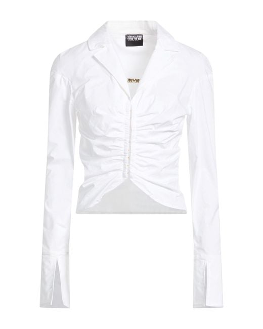 Brunello Cucinelli White Belt Silk, Elastane