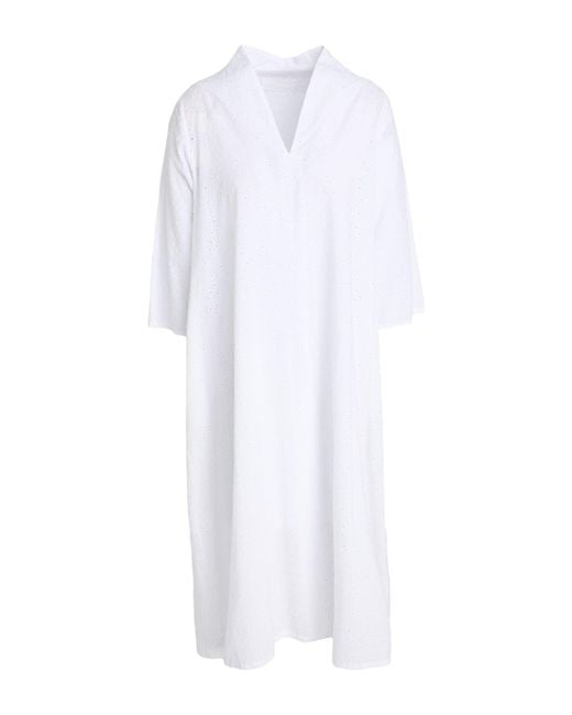 Labo.art White Midi Dress Cotton