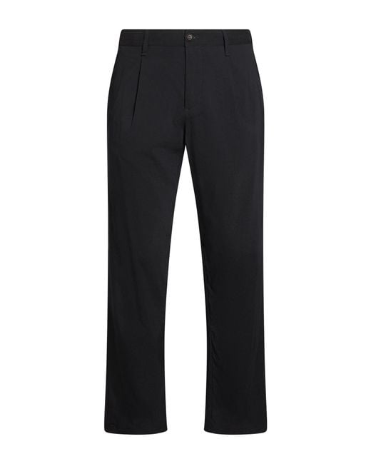 White Sand Black Trouser for men
