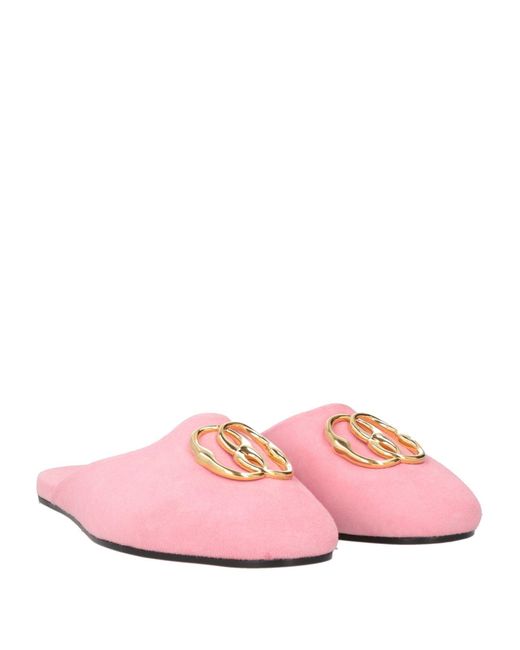Bally Pink Mules & Clogs Goat Skin